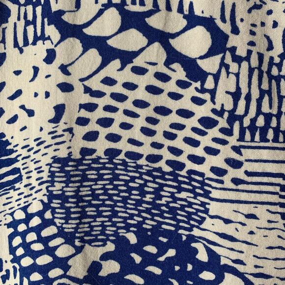 Woman Within Blue and White Tank Top Handkerchief Hem Blouse Size 18W - Picture 14 of 16